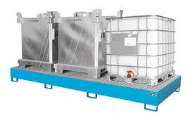 Auffangwanne, BxTxH 3850x1300x340 mm,