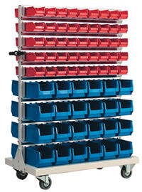 Mobiles Montageregal m. Ksten, dopp.,