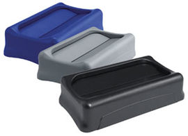 Deckel, PE, gr�n, mit Flascheneinwurf,