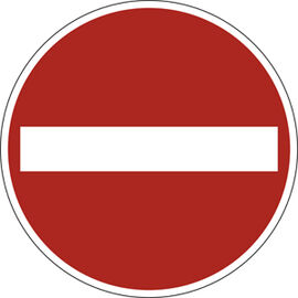 Verkehrsschild, Alu, Durchm. 600 mm,