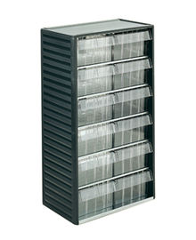 Schublade aus glasklarem Polystyrol,