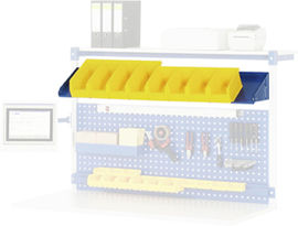 Metallablage T 300 mm f�r B 1500 mm