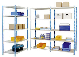 Vielzweck-Steckregal, 5 Blechbden, GF,