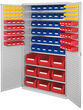 Gro�raumschrank, T�ren Lochplatten,