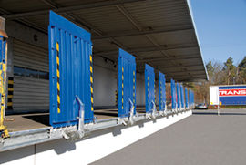 Federm. berfahrbrcke, Alu, fest,