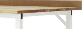 Rckbrett, aus MDF, BxT 1250x100x16 mm