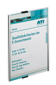 T�rschild aus Alu, Verschlusskappe,