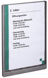 T�rschild aus ABS, Klick-Funktion, A5,