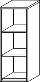 Broregal, BxTxH 400x400x1104 mm, 3 OH,