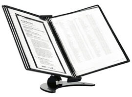 Sichttafel-Tischstnder 3-D,