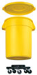 Kunststofftonne, PE, Vol. 37,9 l,