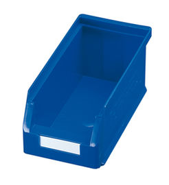 Sichtlagerkasten, Aufhngeleiste, blau,