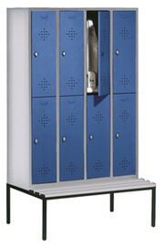 Fcherschr., untergeb. Sitzbank, KS,