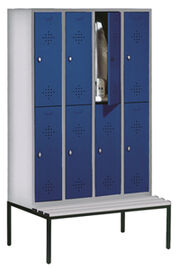 F�cherschr., untergeb. Sitzbank, KS,