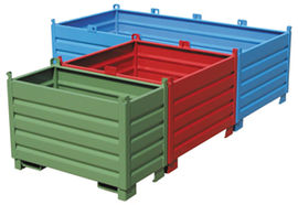 Sammelbehlter, Stahl, Traglast 1000 kg