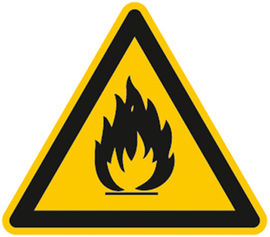 Warnschild, Folie, 100 mm,