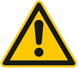 Warnschild, Folie, 300 mm,