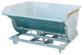 Kippbeh�lter, fahrbar, Vol. 0,75 cbm,