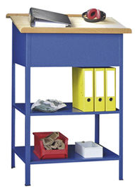 Stehpult, offen, 2 Bden, Pultaufsatz,