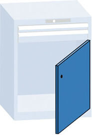 Fl�gelt�re rechts angeschl., Schloss,