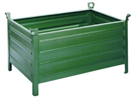 Stapelbehlter, Stahl, Tragl. 1500 kg,