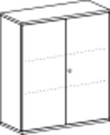 Fl�gelt�rschr., BxTxH 1000x425x1152 mm,