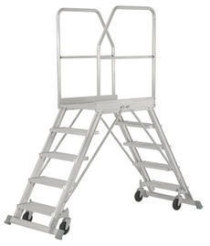 Podesttreppe mobil, 2x5 Stufen