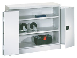 Falttrenschrank, 2 verz. Bden,
