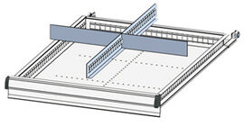 Einteilungsmaterialset, 1 Schlitzwand,