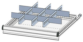 Einteilungsmaterialset, 3 Schlitzwnde,