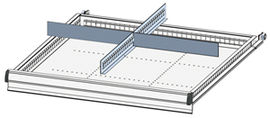 Einteilungsmaterialset, 1 Schlitzwand,