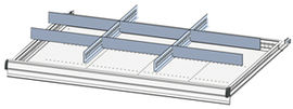 Einteilungsmaterialset, 2 Schlitzwnde,