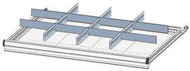 Einteilungsmaterialset, 3 Schlitzwnde,