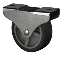 Bockrolle, Gummi, D 25 mm,