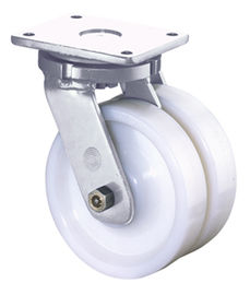 Schwerlast-Doppellenkrolle, Kunststoff,