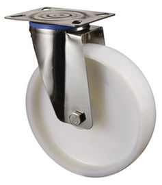 Edelstahl-Transportgerte-Lenkrolle,