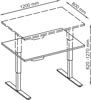 Elektrisch hhenverstellbare Schreibtische