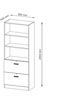 Regalschrank, BxTxH 800x420x2004 mm,