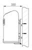 Abfallbehlter oval, Vol. 45 l, Ascher,