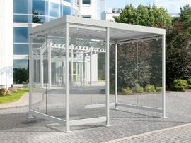 Raucherunterstand fr 6-7 Personen,
