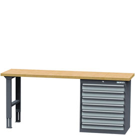Reihenwerkbnke Classic-Linie;Breite 2000 mm;1 Schubladenblock Breite 700 mm 15-45588