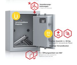 Klasse 1 Modelle St. Gallen S - Kurzwaffentresor mit Zertifikat ECBS